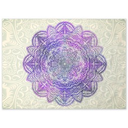 26x36 Indoor/Outdoor Wall Tapestry with Ornamental Magenta design