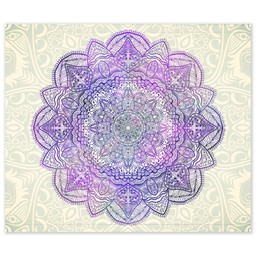 50x59 Indoor/Outdoor Wall Tapestry with Ornamental Mandala design