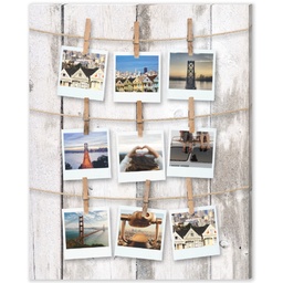 8x10 Desk Canvas with Snapshots design