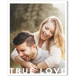 8x10 Desk Canvas with True Love design