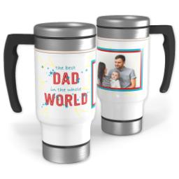 Thumbnail for 14oz Stainless Steel Travel Photo Mug with Best Dad In The World design 1