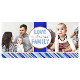 Thumbnail for 14oz Stainless Steel Travel Photo Mug with Love Makes Us Family design 2