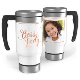 Thumbnail for 14oz Stainless Steel Travel Photo Mug with Boss Lady design 1