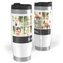 Thumbnail for 14oz Personalized Travel Tumbler with Chalkboard Bar design 1