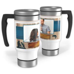 Thumbnail for 14oz Stainless Steel Travel Photo Mug with Fishing Dad design 1