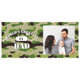 Thumbnail for 14oz Stainless Steel Travel Photo Mug with Greatest Dad Camo design 2
