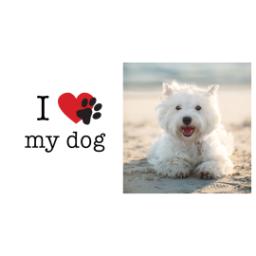 Thumbnail for 14oz Personalized Travel Tumbler with I Heart Paw Print My Dog design 2