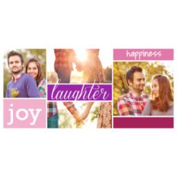 Thumbnail for 14oz Stainless Steel Travel Photo Mug with Joy And Laughter Pink design 2