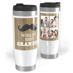Thumbnail for 14oz Personalized Travel Tumbler with Man Cave Grandpa design 1
