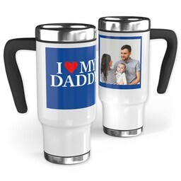 14oz Stainless Steel Travel Photo Mug with My Daddy design