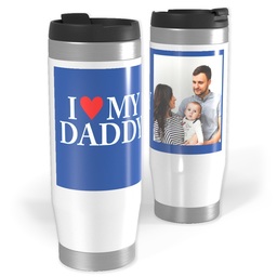 14oz Personalized Travel Tumbler with My Daddy design
