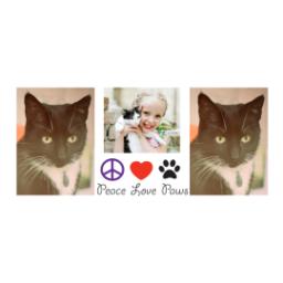 Thumbnail for 14oz Stainless Steel Travel Photo Mug with Peace Love Paws design 2
