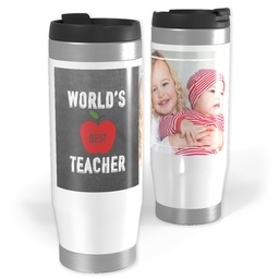 14oz Personalized Travel Tumbler with Teachers Are The Best design