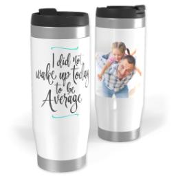 Thumbnail for 14oz Personalized Travel Tumbler with Wake Up design 1
