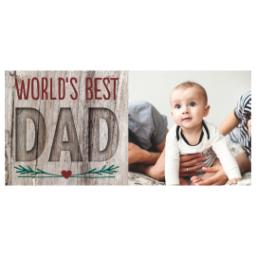 Thumbnail for Stainless Steel Photo Travel Mug, 14oz with World's Best Natural Dad design 2