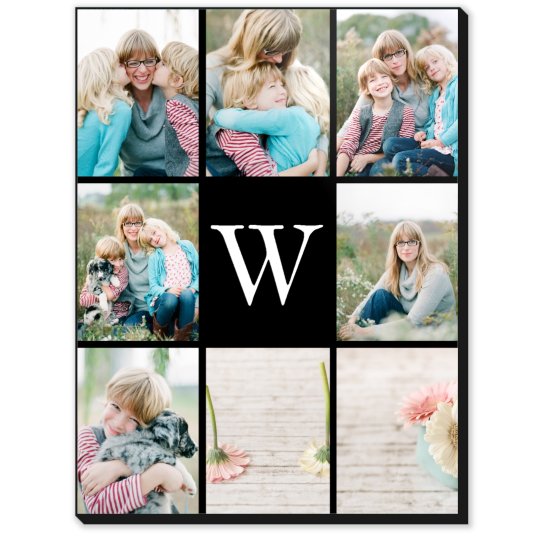 Custom Personalized Printed 11 X 14 Aluminum Photo Panel with easel with your 