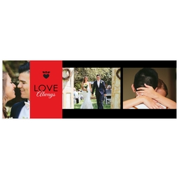 2x6 Same-Day Photo Banner with Love Always design