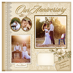 Scrapbook Pages, 8x8 with Love Is Eternal Cover design