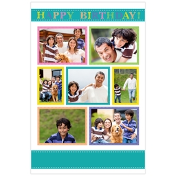 Poster, 12x18, Matte Photo Paper with Festive Birthday design