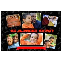 Poster, 12x18, Matte Photo Paper with Game On design