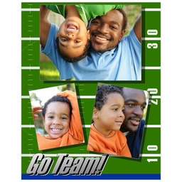 Poster, 11x14, Glossy Poster Paper with Go Team design