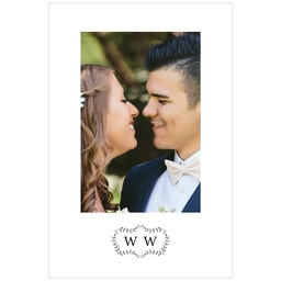 Same Day Poster, 20x30, Matte Photo Paper with Laurel Monogram design