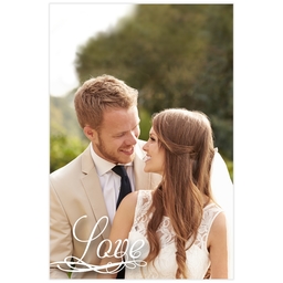 Poster, 12x18, Matte Photo Paper with Love design
