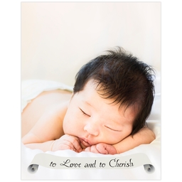 Poster, 11x14, Glossy Poster Paper with Love And Cherish design