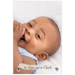 Poster, 12x18, Matte Photo Paper with Love And Cherish design