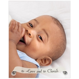 Poster, 16x20, Matte Photo Paper with Love And Cherish design