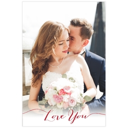 Poster, 12x18, Matte Photo Paper with Love You Forever design