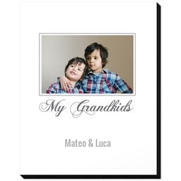 8x10 Same-Day Mounted Print with My Grandkids design