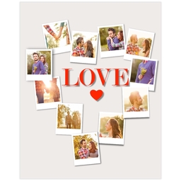 Poster, 16x20, Matte Photo Paper with Snapshot Heart design
