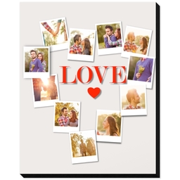 8x10 Same-Day Mounted Print with Snapshot Heart design