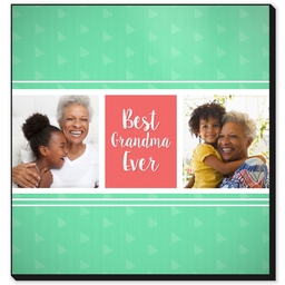 12x12 High Gloss Photo Wall Art with Best Grandma Ever design