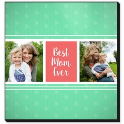12x12 High Gloss Photo Wall Art with Best Mom Ever design