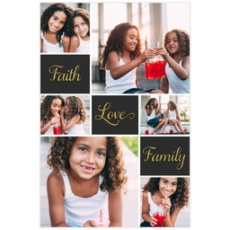 Same Day Poster, 20x30, Matte Photo Paper with Faith Love Family design