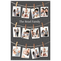 Poster, 12x18, Matte Photo Paper with Hanging Snapshot Chalkboard design