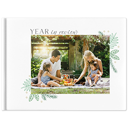 8x11 Hard Cover Photo Book with A Year of Memories design