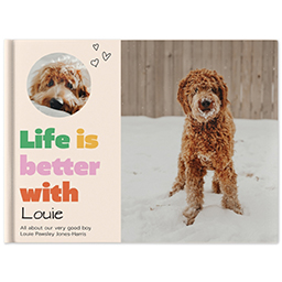 11x14 Layflat Photo Book with Bark O Lounger design
