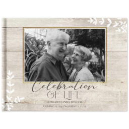 5x7 Soft Cover Photo Book with Life Celebration design