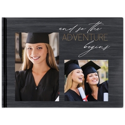 8x11 Linen Cover Photo Book with The Adventure Begins design