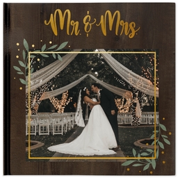 8x8 Hard Cover Photo Book with Happily Ever After design
