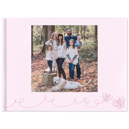 8x11 Layflat Photo Book, Matte Finish Cover with Baby Girl design