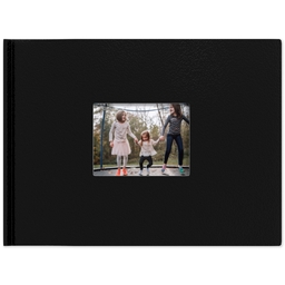 8x11 Leather Cover Photo Book with Baby Girl design