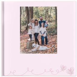 8x8 Hard Cover Photo Book with Baby Girl design