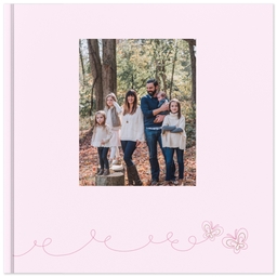 8x8 Soft Cover Photo Book with Baby Girl design