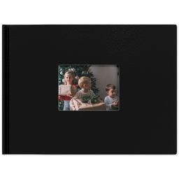 8x11 Leather Cover Photo Book with Christmas Gold design