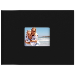 Same-Day 8x10 Linen Cover Photo Book with Black and White Memory Book design