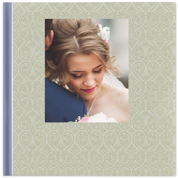 12x12 Hard Cover Photo Book with Damask Memory Book design